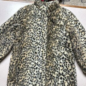 REVERSIBLE kids fur coat